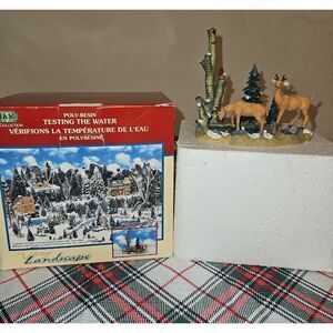 Lemax 'Testing the Water' Village Landscape Accessories